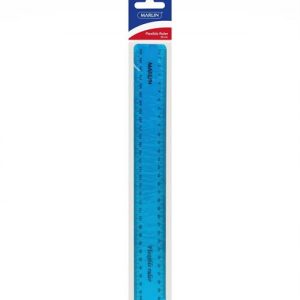 Marlin Flexible 30cm Ruler Blue
