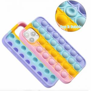Sceedo Pop It Bubble Iphone 12 Pro Cover Rainbow