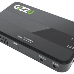 Gizzu GUDP36W Black 8800mAh Mini Dual DC UPS