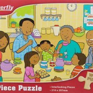 Butterfly 24 Piece A4 Wooden Puzzle My Family