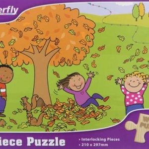 Butterfly 36 Piece A4 Wooden Puzzle Autumn