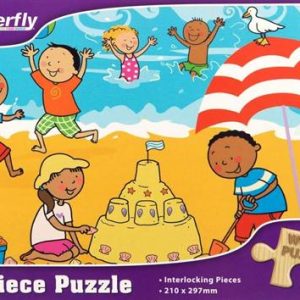 Butterfly 36 Piece A4 Wooden Puzzle Summer