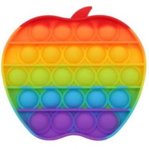 Sceedo Pop It Bubble Apple Fidget – Rainbow No