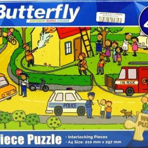 Butterfly 48 Piece A4 Wooden Puzzle People Who