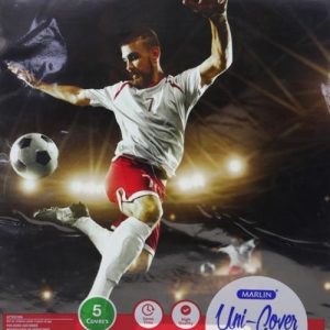 Marlin Kids Precut A4 SoccerMan Design Book Cover