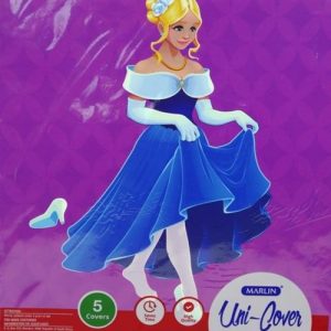Marlin Kids Precut A4 Princess Book Cover 5 pack
