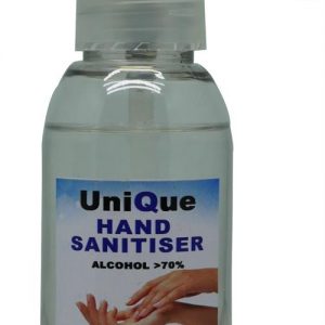 UniQue 125ml Hand Sanitiser Spray Bottle Retail