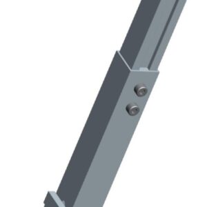 Solarix Adjustable Rear Leg Solar Panel Mounting