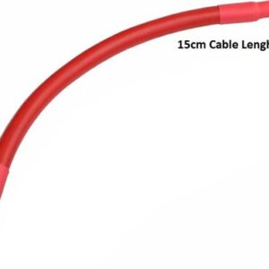 Solarix Battery Link Cable 15cm Length Red