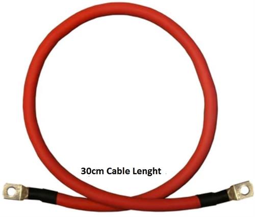 Solarix Battery Link Cable 30cm Length Red