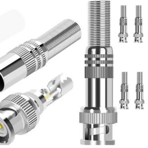 Securnix RG59 Twist Spring Male BNC Connector