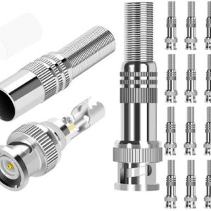 Securnix RG59 Twist Spring Male BNC Connector