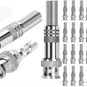 Securnix RG59 Twist Spring Male BNC Connector