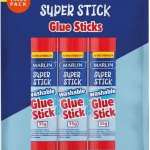 Marlin Non Toxic 35g Glue Stick Value Pack