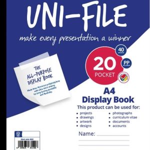 Marlin Uni File A4 All Purpose Flip File Display